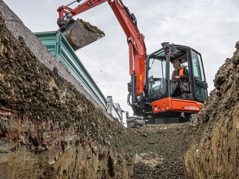 Miniexcavator de inchiriat pentru Lucrări de Excavare